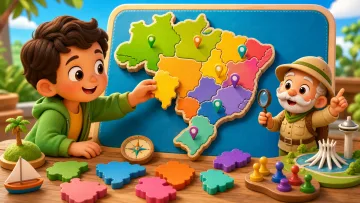 Como ajudar a criança a aprender os estados e capitais do Brasil